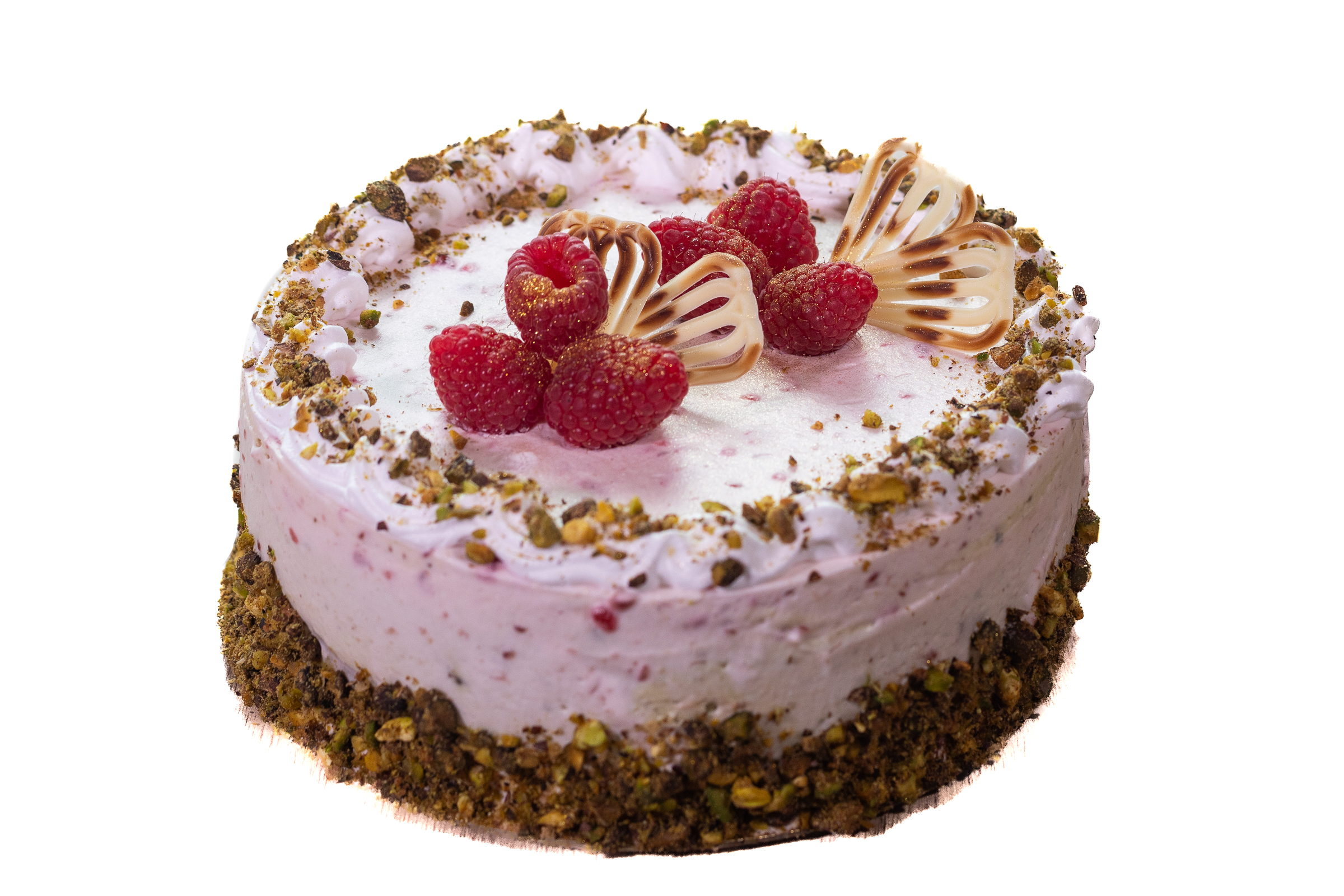 Tort pistacjowo-malinowy na zamówienie, Cukiernia Malek Szczecin